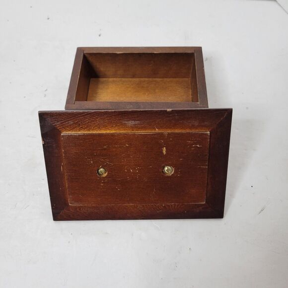 Vintage Brass and Wood Hand Crafted Box Made in Taiwan Rosential Netter - Picture 11 of 16